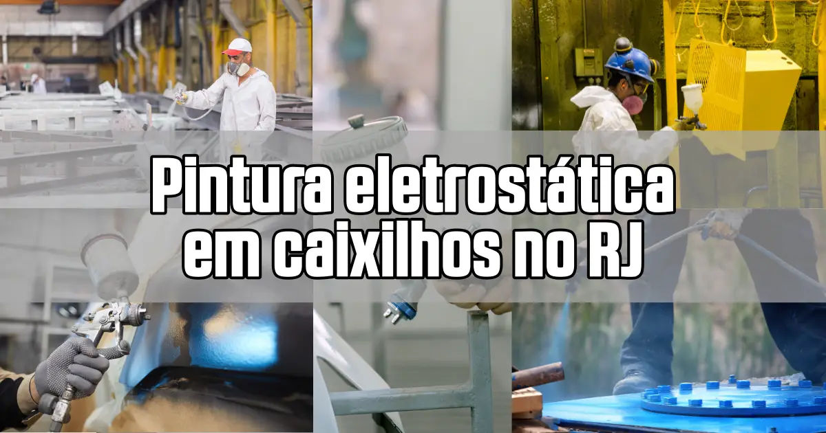 serviço de pintura eletrostática para caixilhos no rio de janeiro