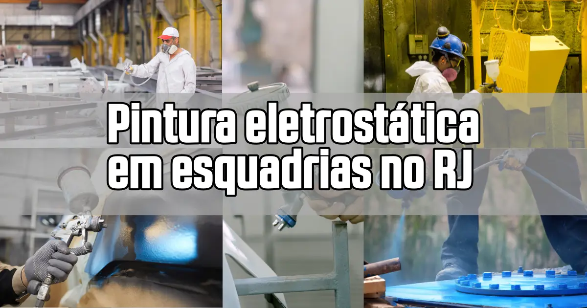 serviço de pintura eletrostática para esquadrias no rio de janeiro